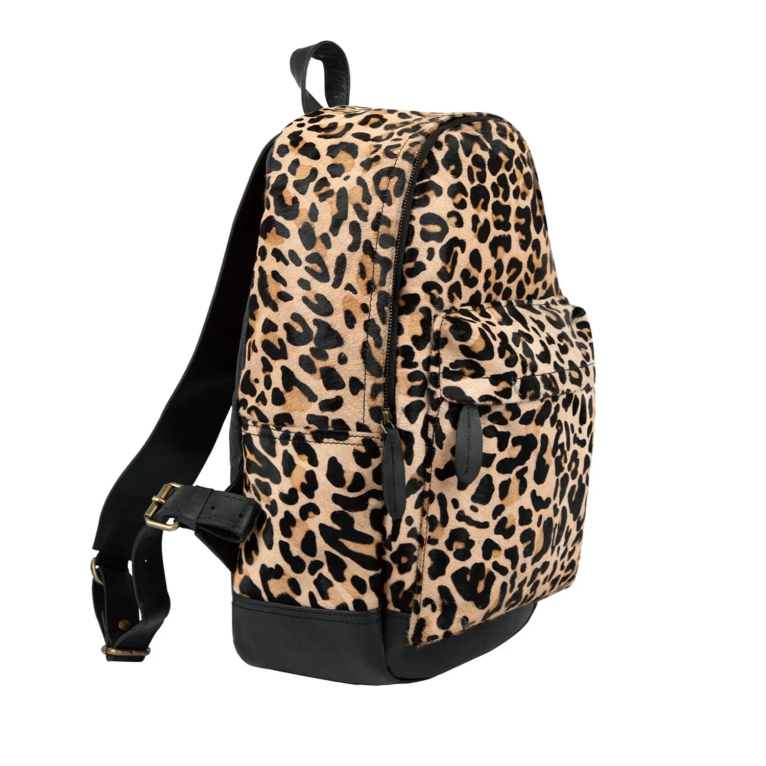 The Classic Cowhide Backpack (Leopard Print) - Image 4