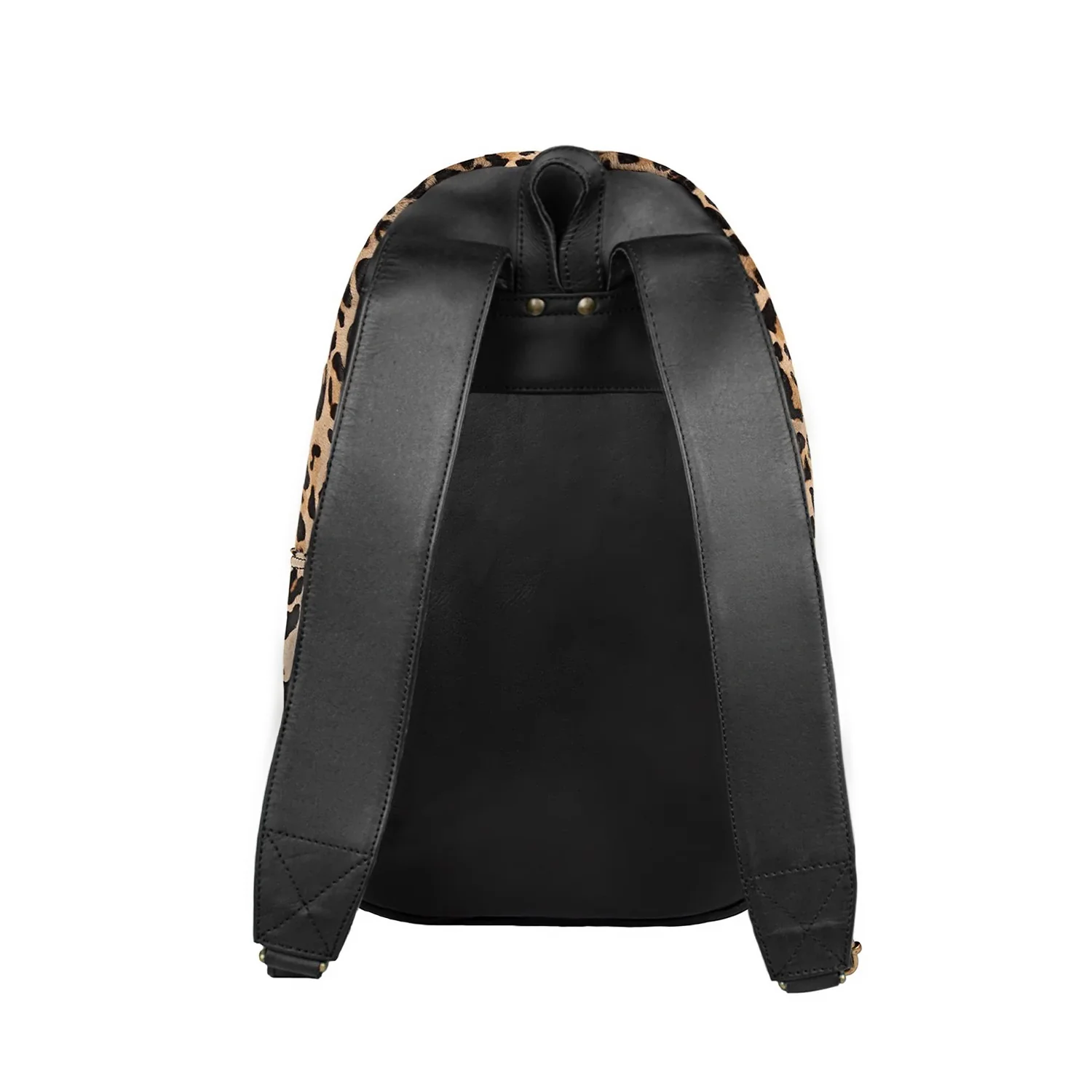 The Classic Cowhide Backpack (Leopard Print) - Image 5