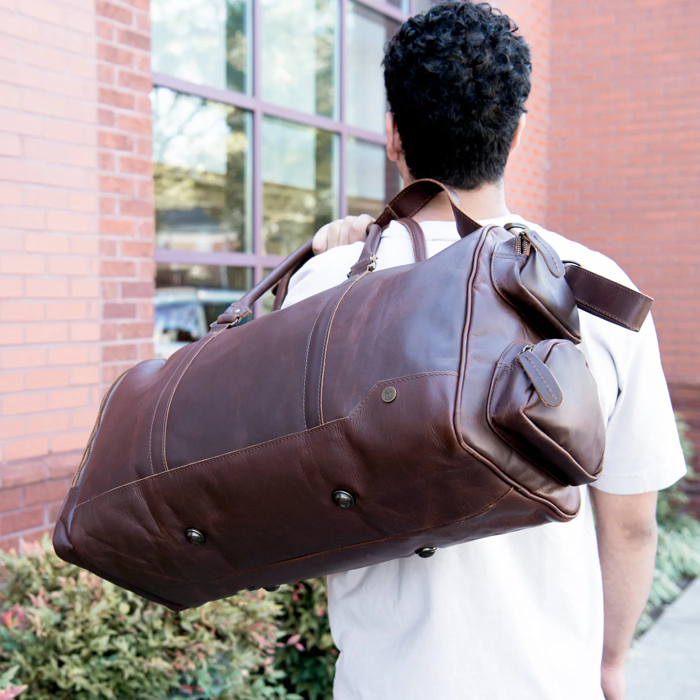 Branded Leather Duffle & Travel Bags - Image 9