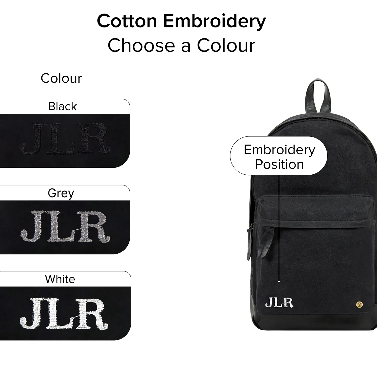 The Classic Backpack - Black Canvas - Image 3