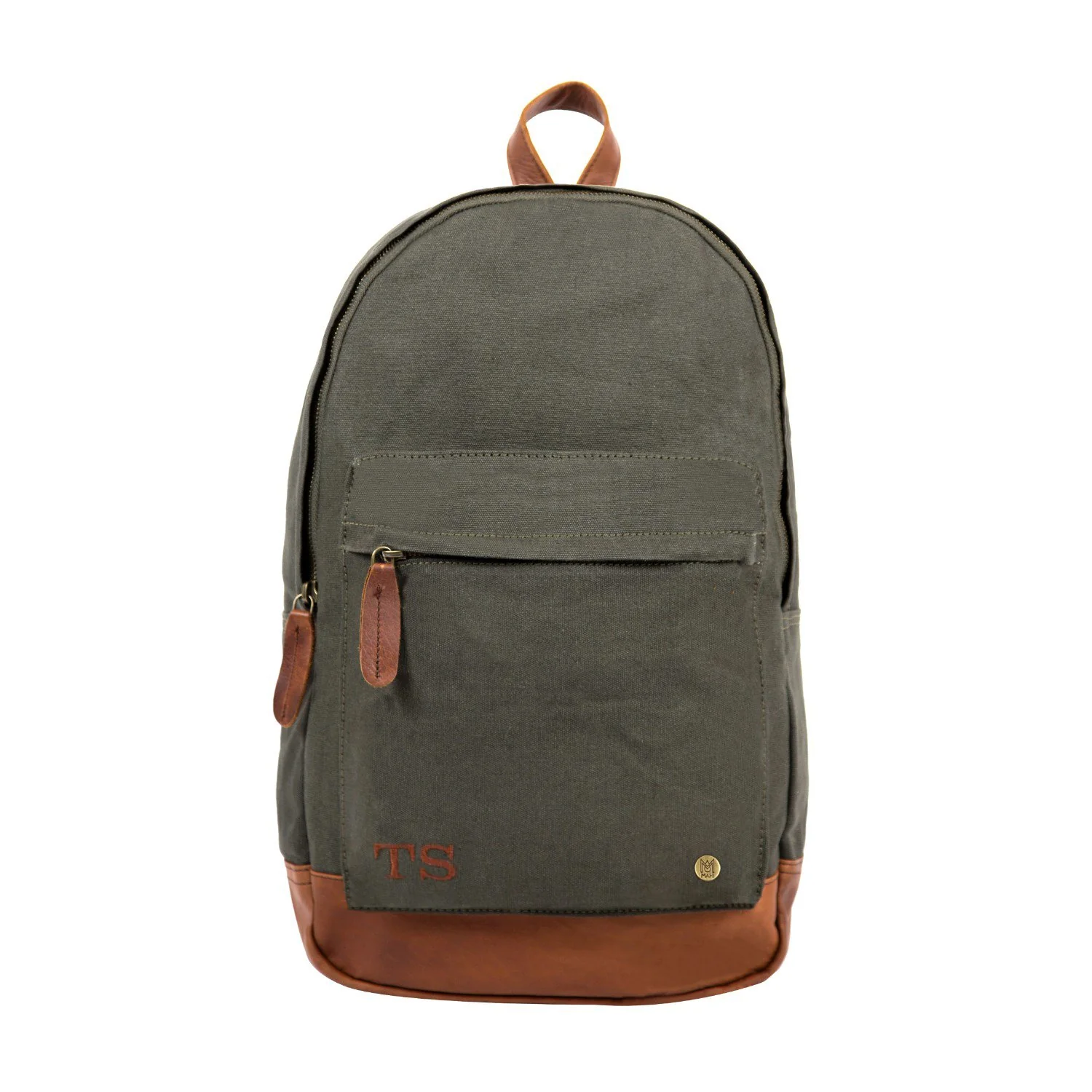 The Classic Backpack - Green Canvas - Image 3