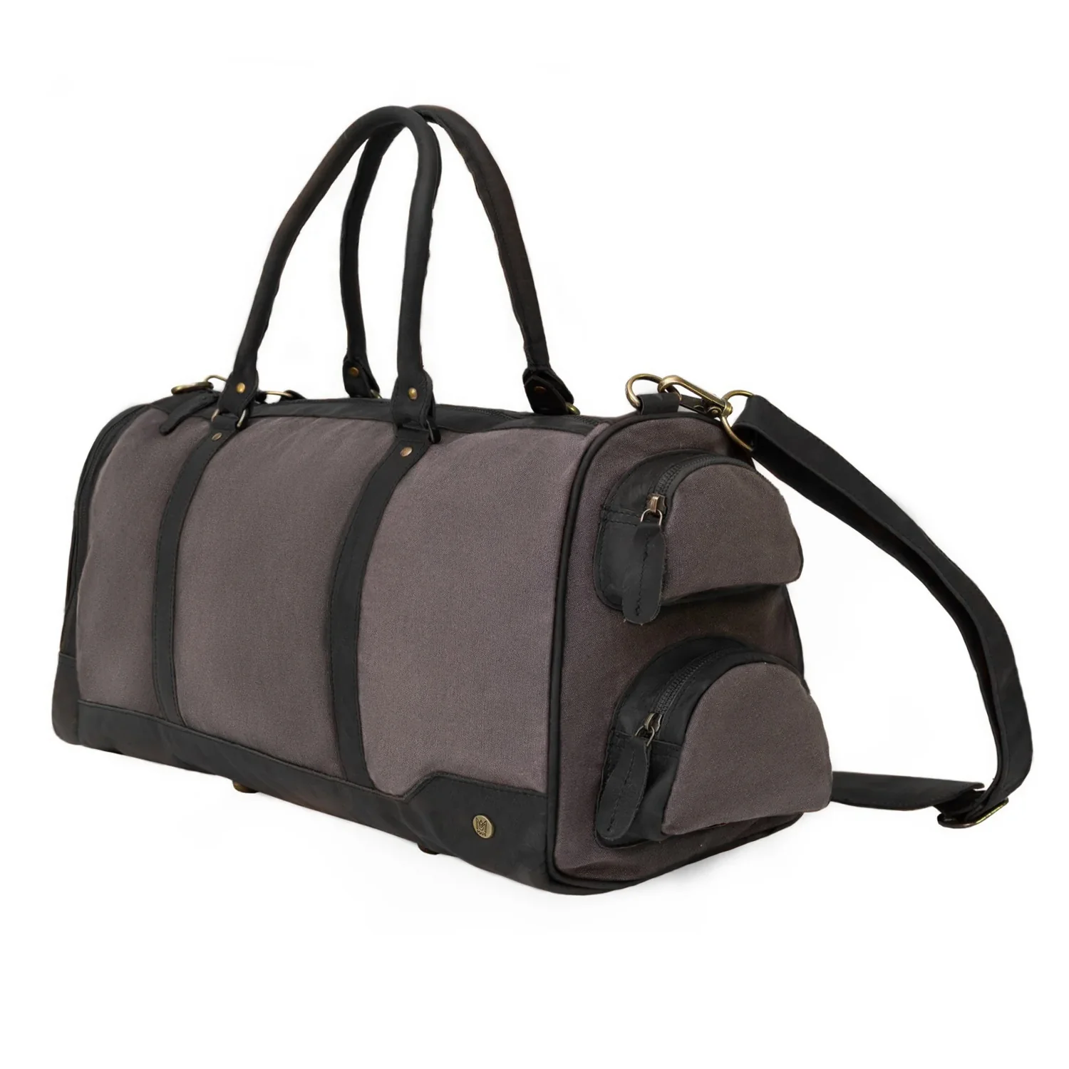 Grey Canvas Bag - Image 5