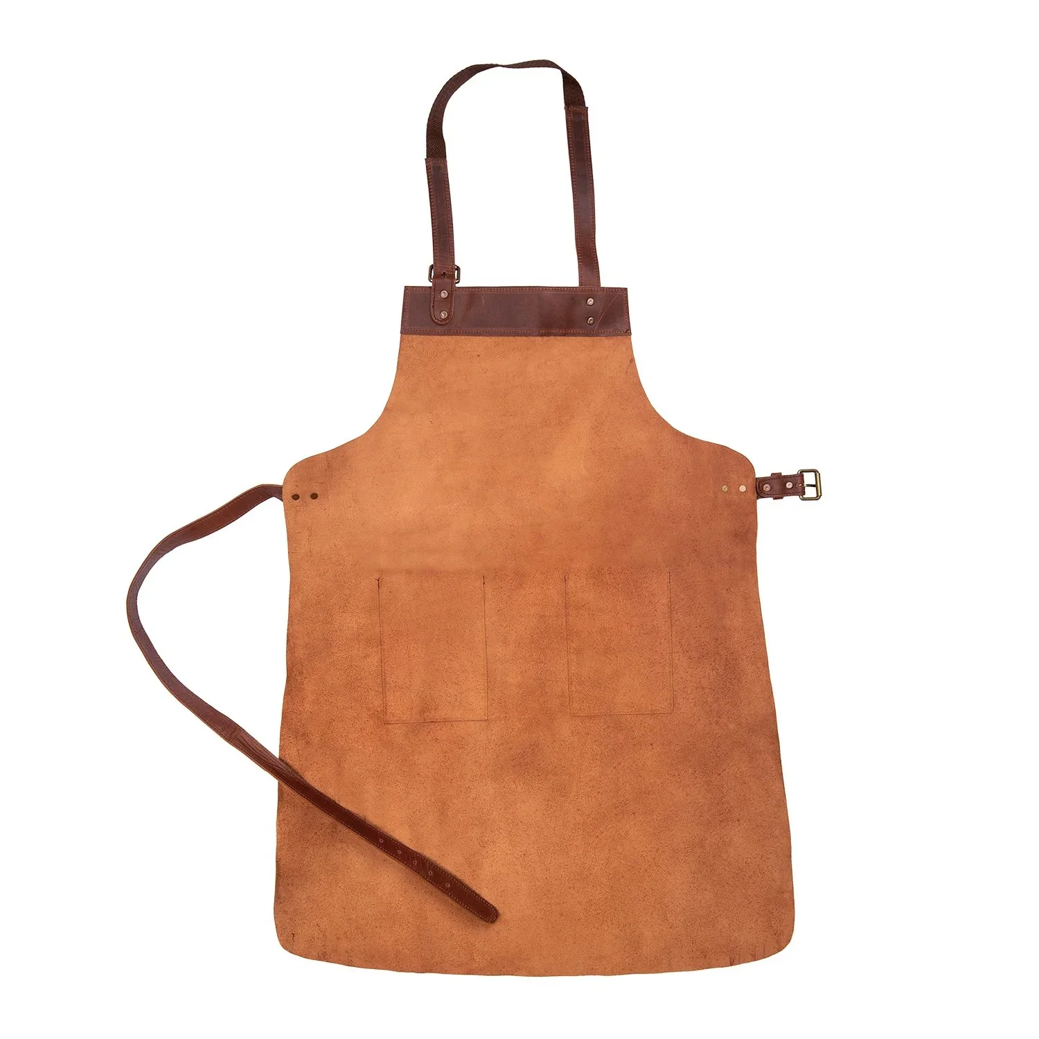 Double Pocket Leather Apron - Image 6