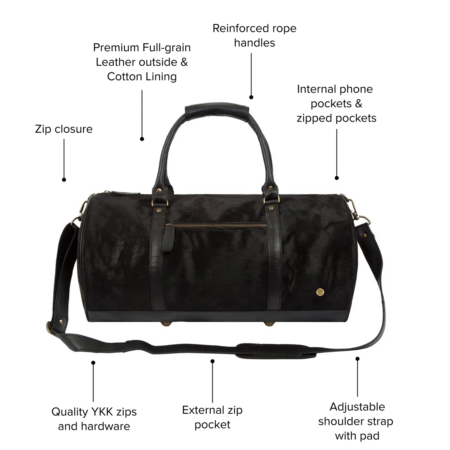The Classic Duffle (Cowhide) - Image 6