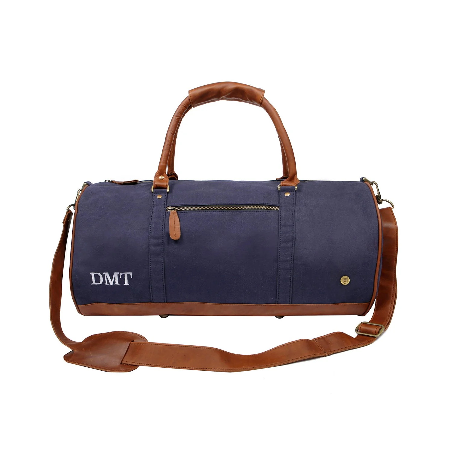 Navy Canvas Duffle - Image 3