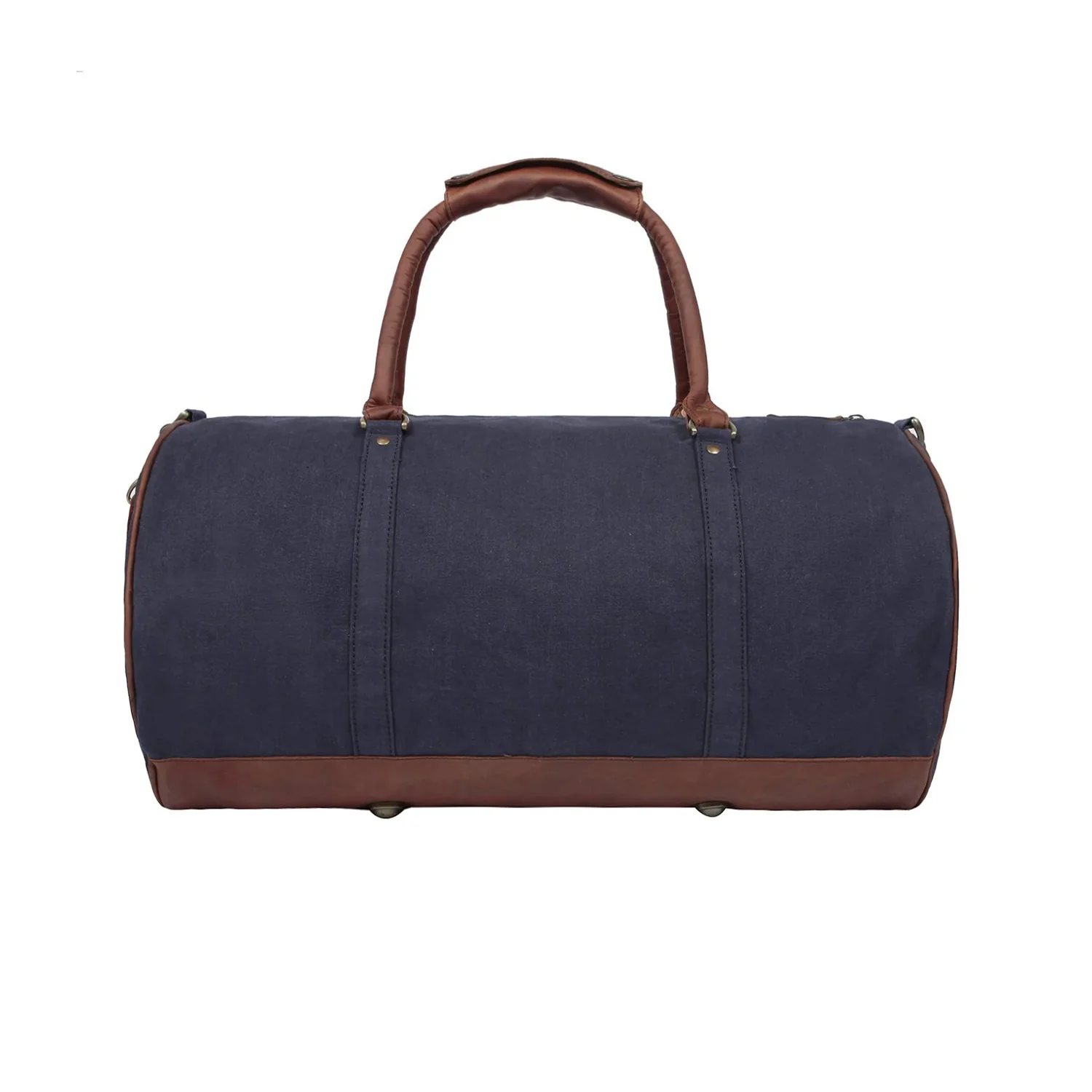 Navy Canvas Duffle - Image 5