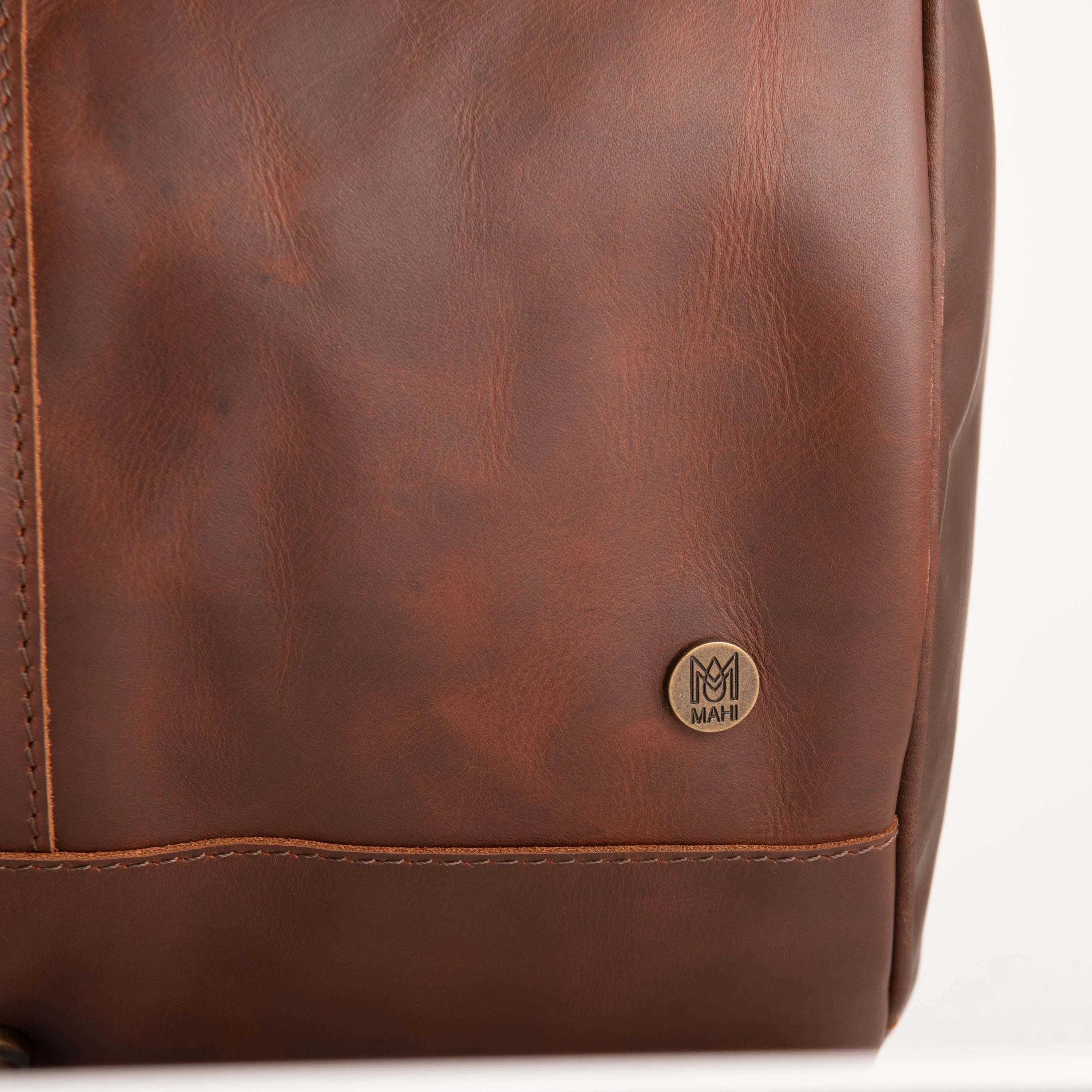 Laser Personalized Leather Duffle Bag - Image 7