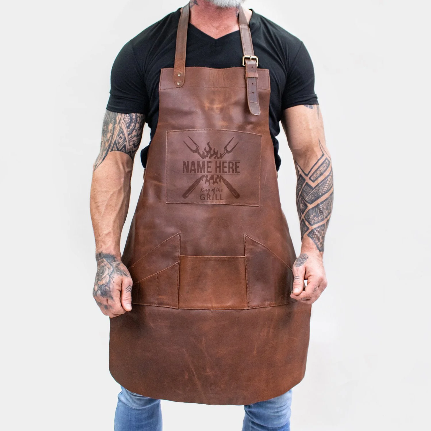 Personalized Barbecue Apron - Image 3