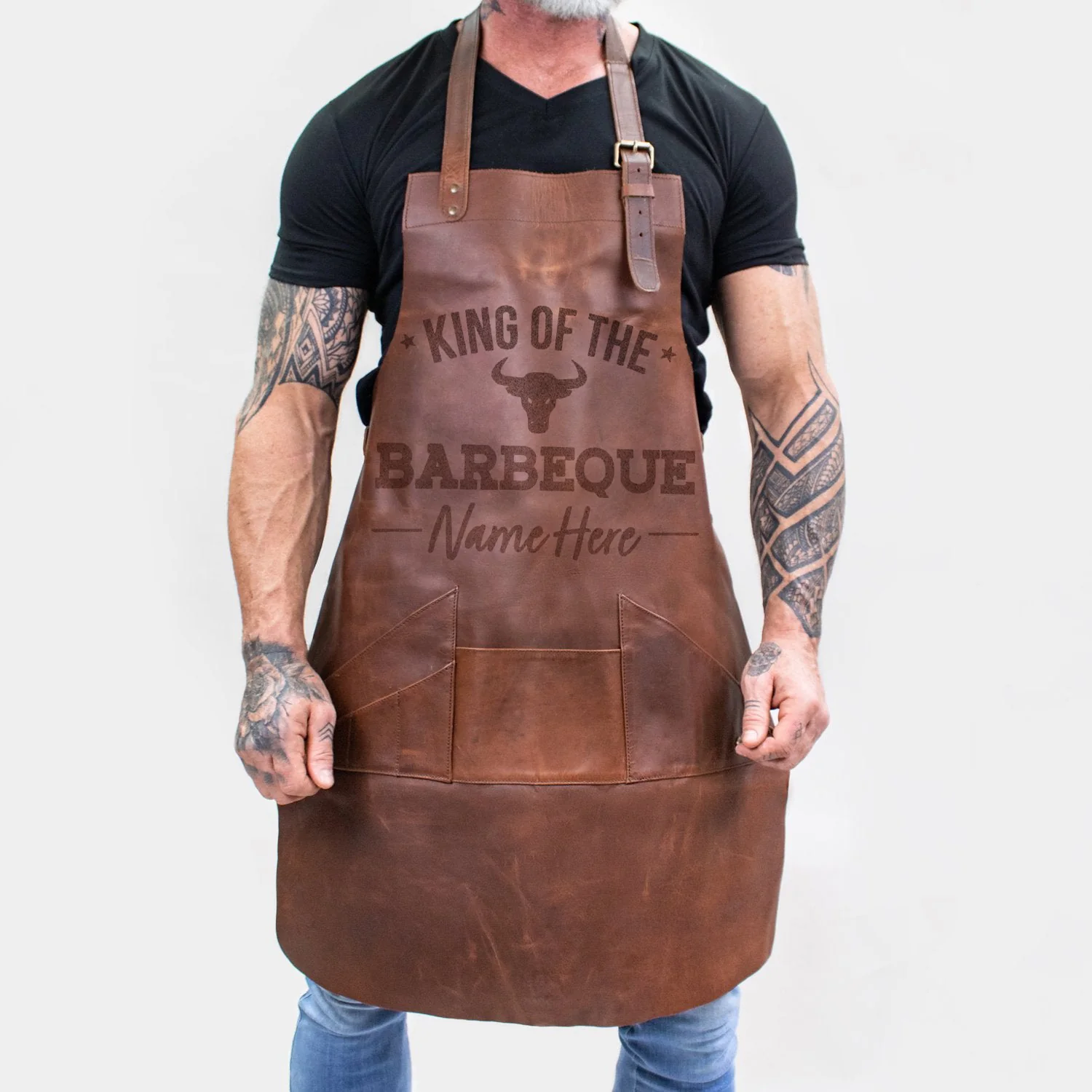 Personalized Barbecue Apron - Image 4